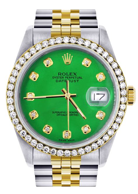 green womens rolex|rolex green color.